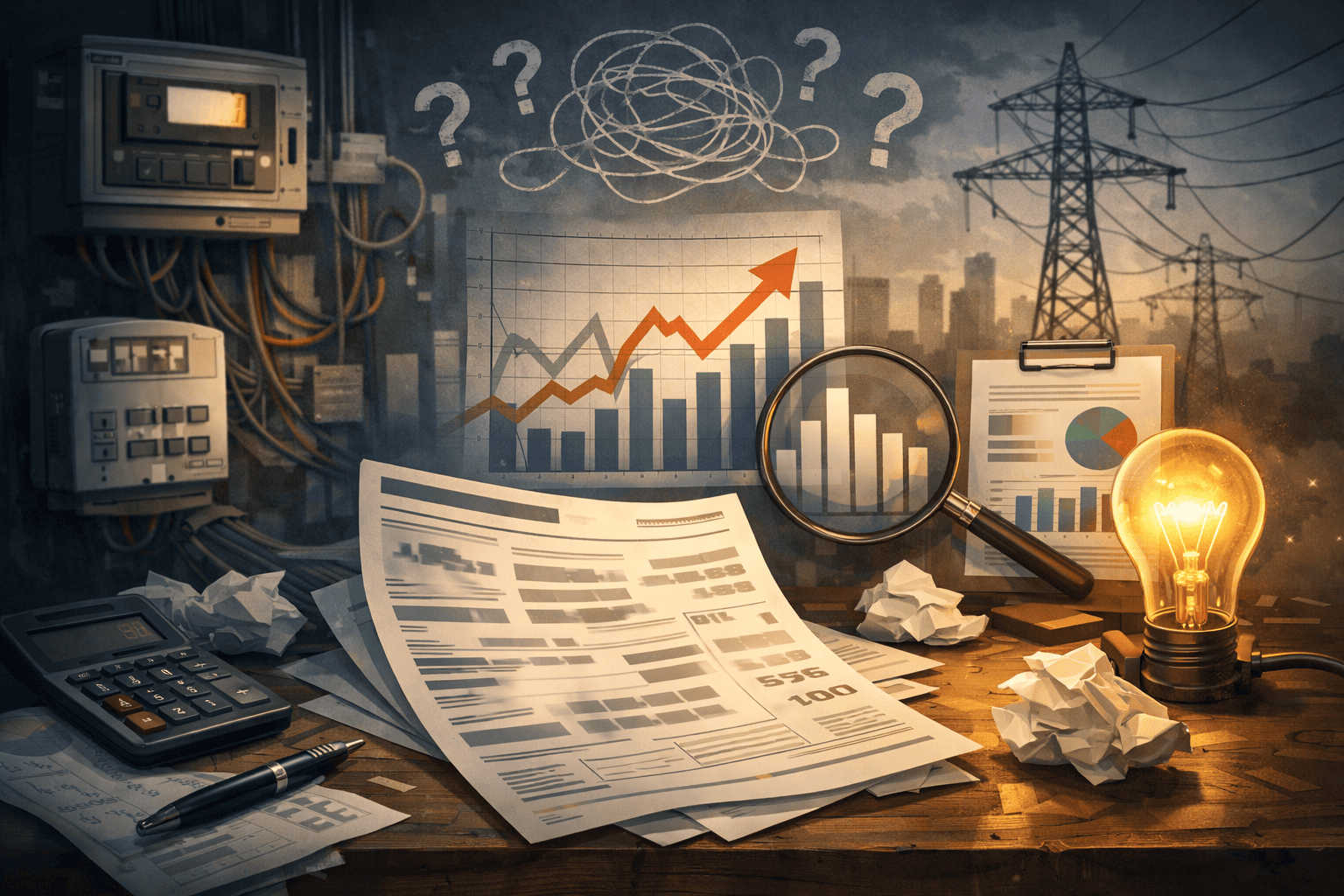 تحكم كامل في فواتير الكهرباء الخاصة بك.